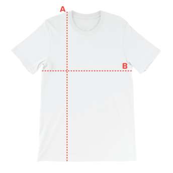 product sizing graphic