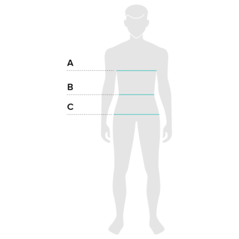 product sizing graphic