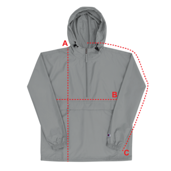 product sizing graphic