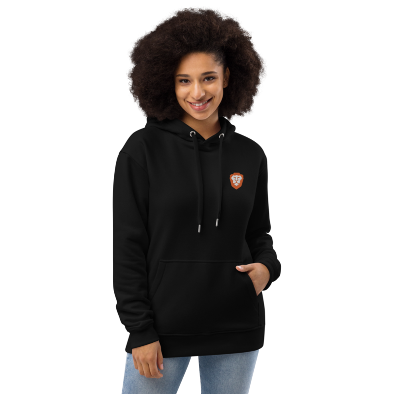 Brave Lion Embroidered Eco Hoodie product image