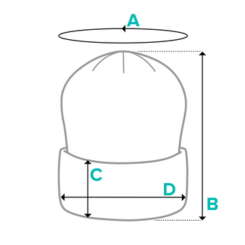 product sizing graphic