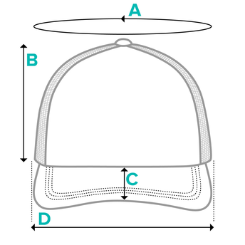 product sizing graphic